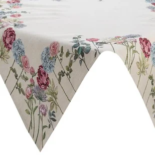 Obrus EUROFIRANY Cho 1242 100 x 100 cm Naturalny - Obrusy i serwetki - miniaturka - grafika 1