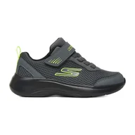 Buty dla chłopców - Skechers SELECTORS 403615L CBLM Szary - miniaturka - grafika 1