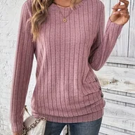 Bluzki damskie - TEMU Bluzka Damska Elegancka z Długim Rękawem - Miętowy , Nieprzezroczysta Koszula na Guziki do Codziennego i Formalnego Stylu, Modna Odzież Zimowa, - miniaturka - grafika 1