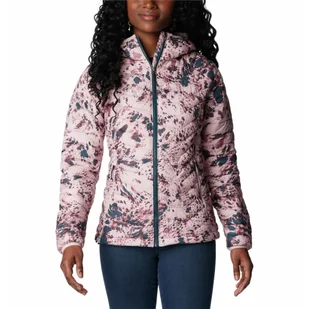 Kurtka Turystyczna Puchowa Damska Columbia Powder Lite Hooded Jacket - Odzież trekkingowa damska - miniaturka - grafika 1