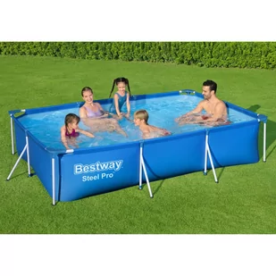 Bestway Basen Steel Pro, 300x201x66 cm - Baseny ogrodowe - miniaturka - grafika 1