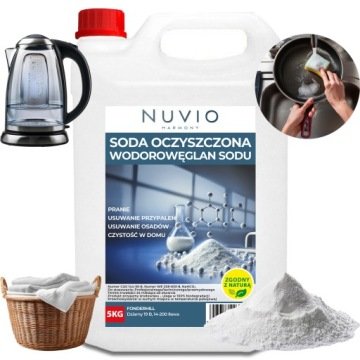Soda Oczyszczona wodorowęglan sodu 5kg Nuvio