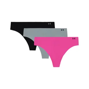 Damska bielizna treningowa (3-pack) Under Armour UA Pure Stretch NS Thong - multikolor - Majtki damskie - miniaturka - grafika 1