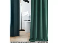 Zasłony - Room99 ZASŁONA ZACIEMNIAJĄCA LAUREL - CIEMNOZIELONA 140x280 5908224060211 - miniaturka - grafika 1