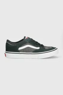 Buty dla dziewczynek - Vans tenisówki dziecięce JN Rowley Classic kolor zielony - grafika 1