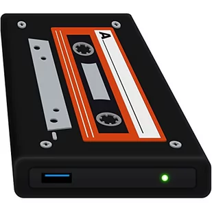 Etui HipDisk HIPDISK LS132 Old School external hard drive enclosure with exchangeable design silicone protection cover for HDD 2.5 inch USB 3.0 HD-LS132-00 - Etui na twarde dyski - miniaturka - grafika 1