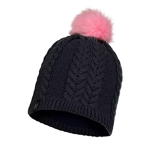 Buff BUFF Czapka Dziecięca Child Knitted & Fleece Hat Nina NIGHT BLUE 123544.779.10.00 - Czapki dla dzieci - miniaturka - grafika 1