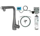 Baterie kuchenne - Deante Eridan BREFD75M Titanium Stal szlachetna - miniaturka - grafika 1