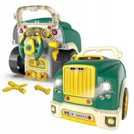 Zabawy w naśladowanie dorosłych - WARSZTAT MAŁEGO MECHANIKA SILNIK POJAZD AUTO DO ROZKRĘCENIA ZESTAW - miniaturka - grafika 1