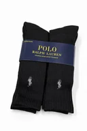 Skarpetki męskie - Skarpety POLO RALPH LAUREN rozmiar 36-40 6 par czarne (10332) - miniaturka - grafika 1