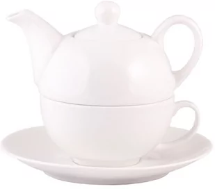 Mount Everest Tea - zestaw do herbaty Tea For One New Classic Biały - Serwisy do kawy i herbaty - miniaturka - grafika 1