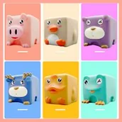 Klocki - Miękkie klocki sensoryczne  6 szt. - miniaturka - grafika 1