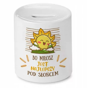 Skarbonka dla Miłosza na Urodziny Idealny Prezent z Nadrukiem ze Zdjęciem - Skarbonki - miniaturka - grafika 1