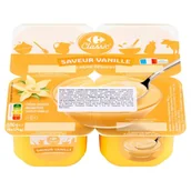 Desery mleczne - Carrefour Classic Deser mleczny o smaku waniliowym 500 g (4 x 125 g) - miniaturka - grafika 1