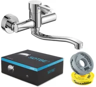 Baterie kuchenne - SOTBE UNICORN Bateria kuchenna ścienna. Ruchoma wylewka 35 cm - miniaturka - grafika 1