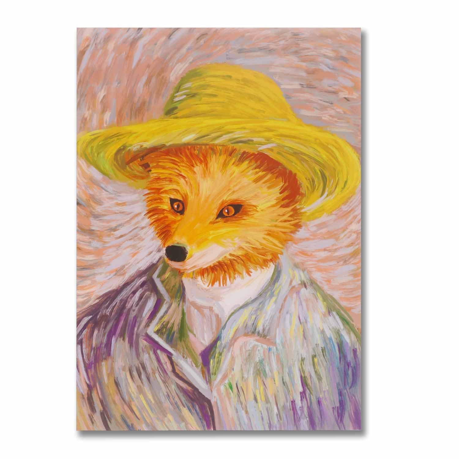 Fototapeta z lisem w stylu Vincenta van Gogha Plakat impresjonistyczny na twardej płycie piankowej 42x30cm