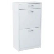 Szafki na buty - Biała szafka na buty z szufladą E2-H96 - miniaturka - grafika 1