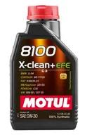 Oleje silnikowe - Motul 8100 X-Clean+ Efe 0W30 1L - miniaturka - grafika 1