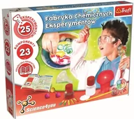 Mały naukowiec - Trefl Science 4 You. Fabryka chemicznych eksperymentów - miniaturka - grafika 1