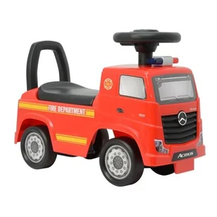 Milly Mally Pojazd Mercedes-Benz Actros Fire Truck Red - Jeździki dla dzieci - miniaturka - grafika 1