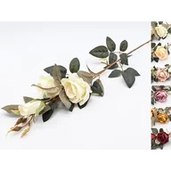 Sztuczne kwiaty - Róża gałązka sztuczna 89 x 16 cm - miniaturka - grafika 1