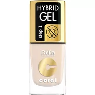 Lakiery hybrydowe - Delia Cosmetics Coral Hybrid Gel Emalia do paznokci nr 41 11ml - miniaturka - grafika 1