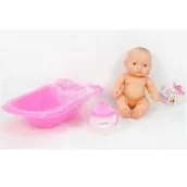 Lalki dla dziewczynek - Icom Bobas z wanienką - miniaturka - grafika 1