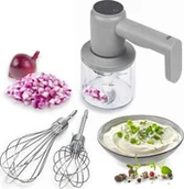 Blendery ręczne - Blender ADE Wielofunkcyjny mikser bezprzewodowy ADE, ładowany przez USB, 6916 cm, szary - miniaturka - grafika 1