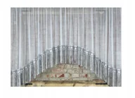 Firany - Firana 400x170,łuk,markizeta, gip.biało-szara 30cm - miniaturka - grafika 1