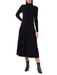 Sukienki - Sisley Sukienka damska, czarny 100, M - grafika 1
