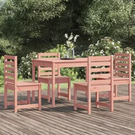 Meble ogrodowe - 5-częściowy zestaw mebli ogrodowych, lite drewno daglezjowe vidaXL - miniaturka - grafika 1