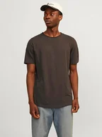 Koszulki męskie - Jack & Jones Koszulka "Basher" w kolorze ciemnobrązowym - miniaturka - grafika 1
