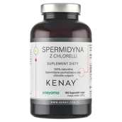 Witaminy i minerały - Kenay Spermidyna z chlorelli, 180 kapsułek - miniaturka - grafika 1