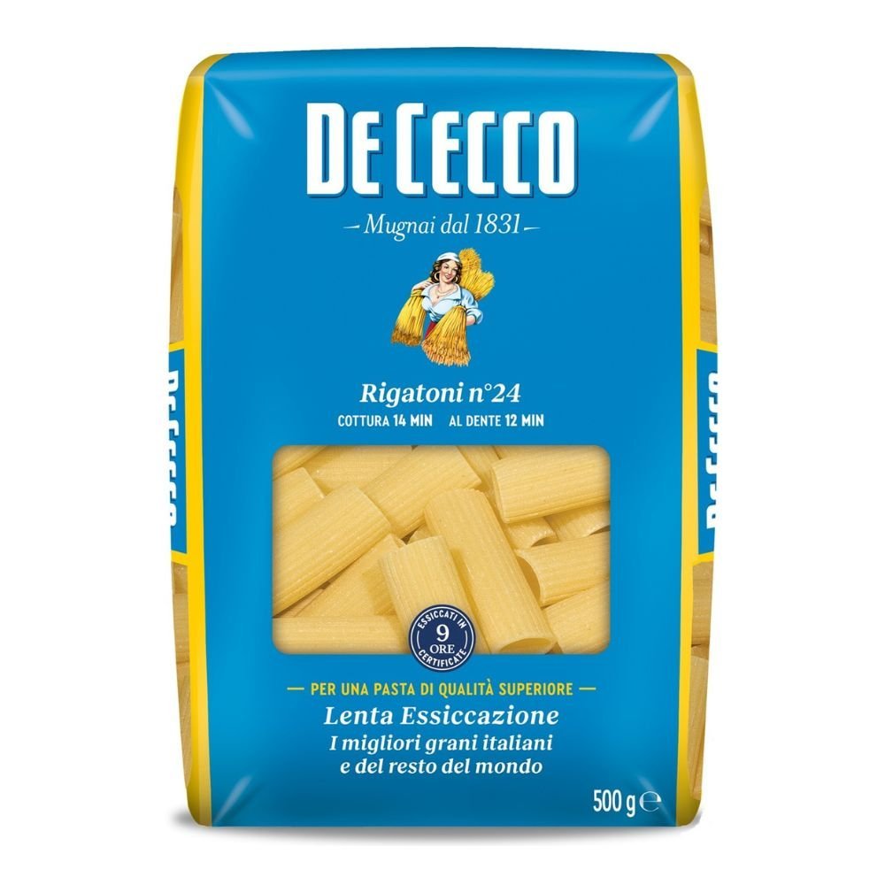 De Cecco Makaron Rigatoni nr/24 (rurki) 500g