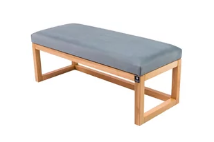 Ławka na buty LPG-2 50cm EMRAWOOD drewno lite kolor naturalny siedzisko gładkie kolor popielaty - Ławki do przedpokoju Ławka na buty LPG-2 50cm EMRAWOOD drewno lite kolor naturalny siedzisko gładkie kolor popielaty - Ławki do przedpokoju - miniaturka - grafika 1