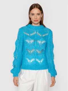 Swetry damskie - Pinko Sweter Frossasco 1G1682 Y7DD Niebieski Regular Fit - grafika 1