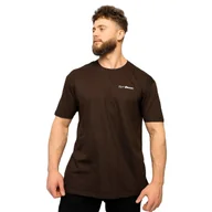 Koszulki sportowe męskie - Koszulka męska GymBeam Basic Chocolate Brown L - miniaturka - grafika 1