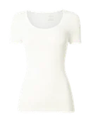 Koszulki i topy damskie - T-shirt o kroju personal fit z mieszanki bawełny i elastanu - miniaturka - grafika 1