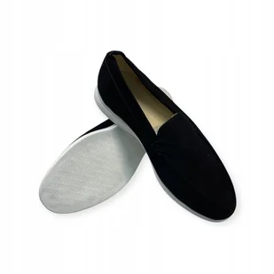 Mokasyny męskie zamszowe Old Money 44 - Mokasyny męskie - miniaturka - grafika 1