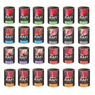 Dolina Noteci (RAFI) RAFI PRZEPIÓRKA Zestaw 24x 400g  od 95zł +DO 3% ZWROTU W PROGRAMIE LOJALNOŚCIOWYM ZEST-RAFI-400-24-PRZ - Mokra karma dla psów - miniaturka - grafika 3