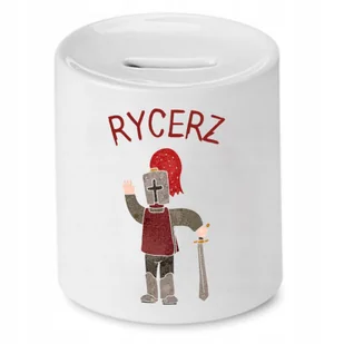 SKARBONKA DLA DZIECI SYNA CÓRKI RYCERZ PREZENT z Nadrukiem ze Zdjęciem - Skarbonki - miniaturka - grafika 1