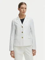 Marynarki i żakiety damskie - Tommy Hilfiger Marynarka WW0WW49335 Biały Slim Fit - miniaturka - grafika 1