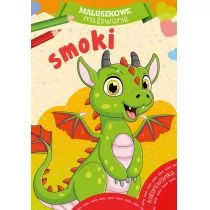 Skrzat Maluszkowe malowanie. Smoki praca zbiorowa - Kolorowanki, wyklejanki - miniaturka - grafika 2