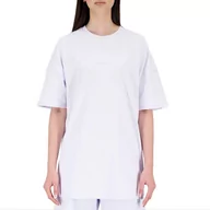 Koszulki sportowe damskie - Koszulka New Balance WT23556LIA - fioletowa - miniaturka - grafika 1