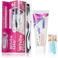 Szczoteczki do zębów - White Glo WHITE GLO_SET Micellar Whitening Molecules Toothpaste podwójne wybielająca pasta do zębów 150g/100ml + szczoteczka 9319871001391 - miniaturka - grafika 1