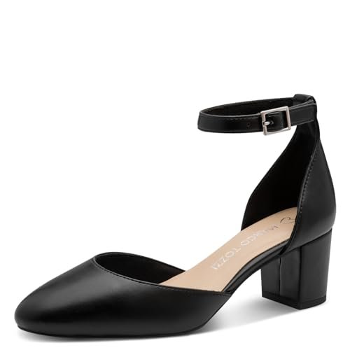 Marco Tozzi Damskie czółenka 2-24400-46, czarne, rozmiar 36 EU