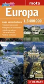 Atlasy i mapy - Demart Europa. Mapa samochodowa Plastik w skali 1:3 400 000 - Praca zbiorowa - miniaturka - grafika 1