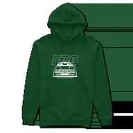 Odzież do sportów motorowych - Bluza z kapturem przód BMW E36 zielona-XXL - miniaturka - grafika 1