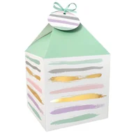 Opakowania i torebki na prezenty - incood. Pudełko na prezenty 11x11 pastelowo-złote 4szt - miniaturka - grafika 1