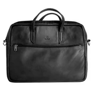 Torby na laptopy - Torba na laptopa BALTAN Crocodile 15.6 cali Czarny - miniaturka - grafika 1